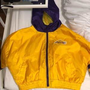 NBA Cropped Bomber Rain Jacket